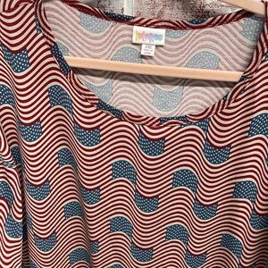 Patriotic LuLaRoe‎ Tunic 2XL